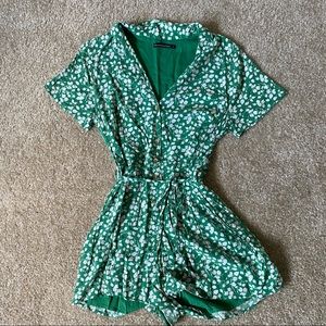 Abercrombie floral romper